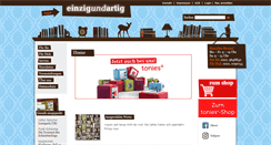 Desktop Screenshot of einzigundartig-shop.com